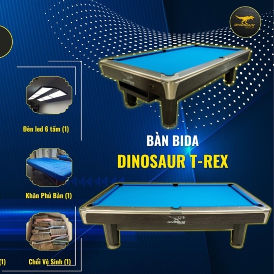 Bàn bida dinosaur T-Rex